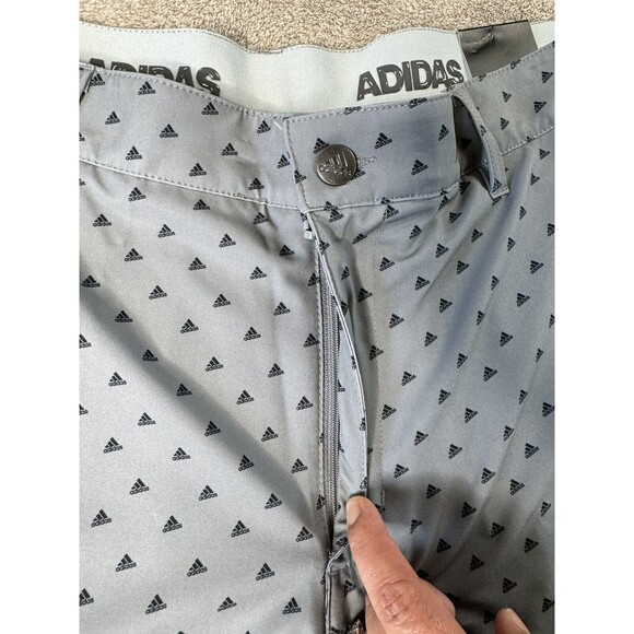 Adidas Men's ULTIMATE 365 Adidas Badge of Sport Print Logo Golf Shorts 38 - Picture 9 of 14